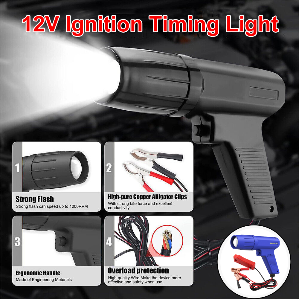 Timing Light Gun - 12 В автомобильный светильник синхронизации зажигания,