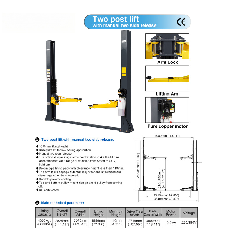 MOLISPEED Двухстоечный автомоб – обзор и цена Car Lift